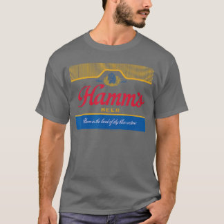 T-shirt Étiquette de bière de couleur classique vintage Ha