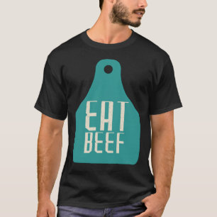 T-shirt Étiquette de boeuf Boeuf Étiquette Cowboy Sticker 