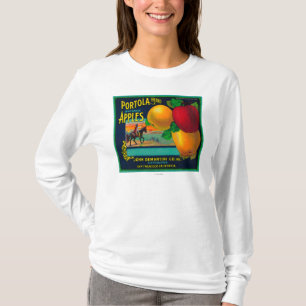 T-shirt Étiquette de caisse de Portola Apple