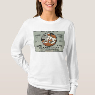 T-shirt Étiquette de canneberge de marque de Cape Cod Joh