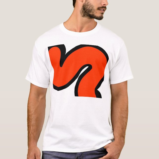 T-shirt Étiquette de graffiti (Devant)