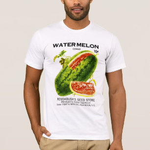 T-shirt Étiquette de paquet de graine de pastèque