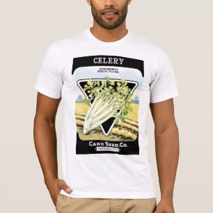 T-shirt Étiquette de paquets de graines de la cave