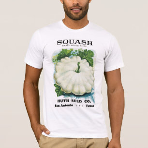 T-shirt Étiquette de paquets de graines de squash