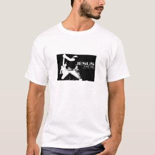 T-shirt Étiquette de Phénomène-Le de Jésus seulement q