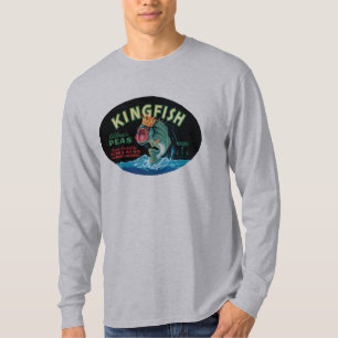 T-shirt Étiquette de pois vintages de langouste - Chemise