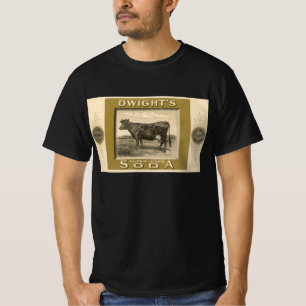 T-shirt Étiquette de produit vintage, soda bicarbonaté de