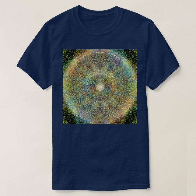 T-shirt Étiquette de rune magique 1231 (Design devant)