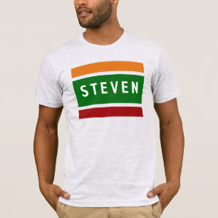 T-shirt Étiquette de station-service rétro au nom de golf