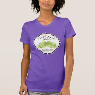 T-shirt Étiquette de vin de l'année de naissance vintage