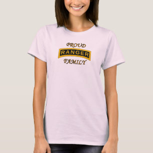T-shirt Étiquette d'école de garde forestière d'armée 