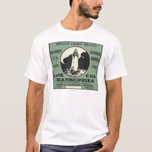 T-shirt Étiquette léger de canneberge de marque de Cape