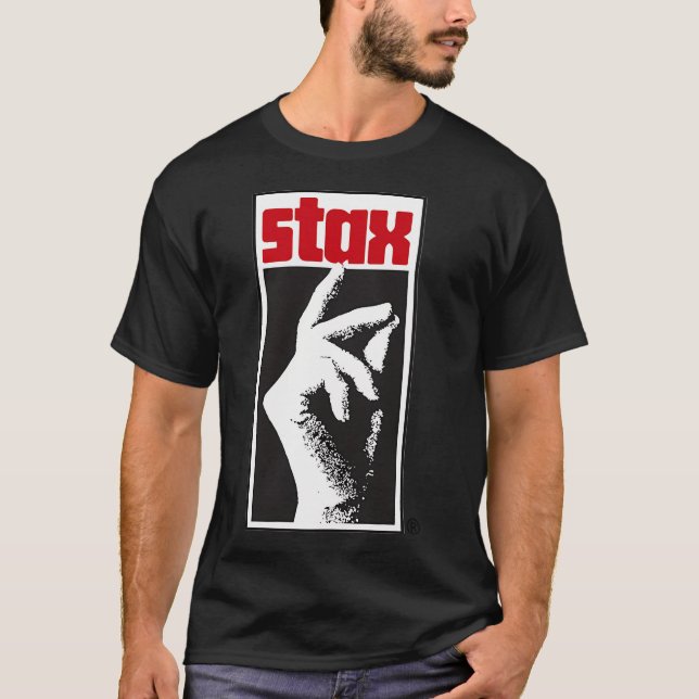 T-shirt Étiquette Stax (Devant)