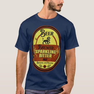 T-shirt Étiquette Vintage Beer Brewer