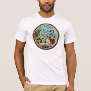 T-shirt Étiquette vintage de fruits français