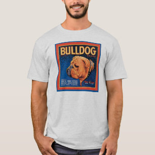 T-shirt Étiquette Vintage de la marque Bulldog Crate