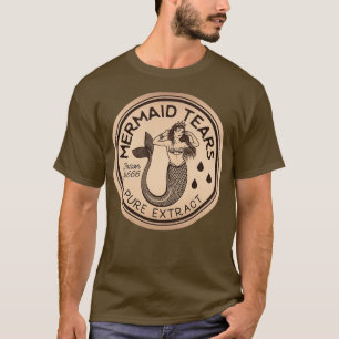 T-shirt Étiquette Vintage de la potion des larmes de sirèn