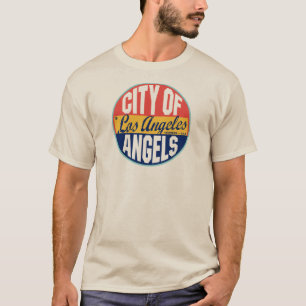 T-shirt Étiquette vintage de Los Angeles