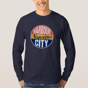 T-shirt Étiquette vintage de Nanaimo