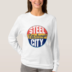 T-shirt Étiquette vintage de Pittsburgh