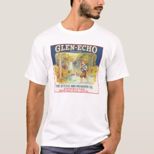 T-shirt Étiquette Vintage Glen-Echo