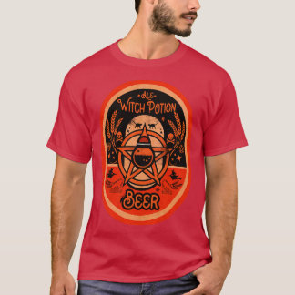T-shirt Étiquette Vintage sorcier