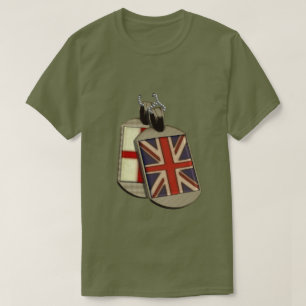 T-shirt Étiquettes de chien anglaises géantes drôles