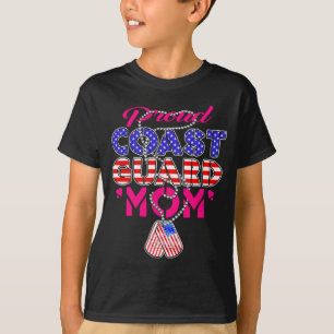 T-shirt Étiquettes de chien de maman militaire fière homme
