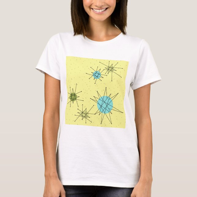 T-shirt étoile atomique jaune Iconique