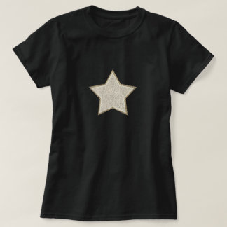 T-shirt Étoile d'argent et d'or