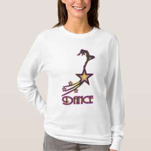 T-shirt Étoile de danse dans le pourpre