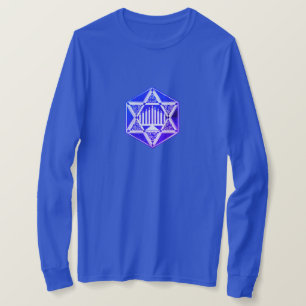 T-shirt Étoile de David Menorah