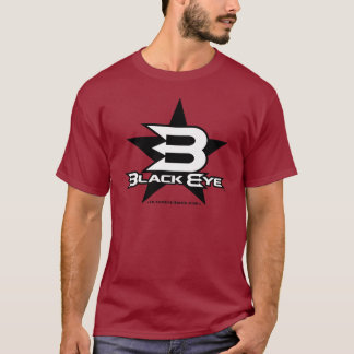 T-shirt Étoile de vélos d'oeil au beurre noir - noir/blanc