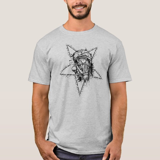 T-shirt Étoile de zombi (Devant)