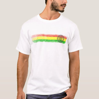 T-shirt Étoile et croix de reggae de Rasta