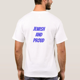 T-shirt Etoile juive et fière de David coeur glitter