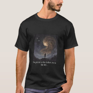 T-shirt étoile la plus sombre... me voilà !