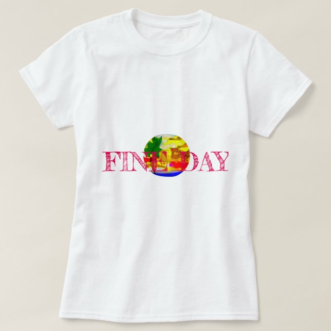 T-shirt étoile tree_FINE DAY (Design devant)