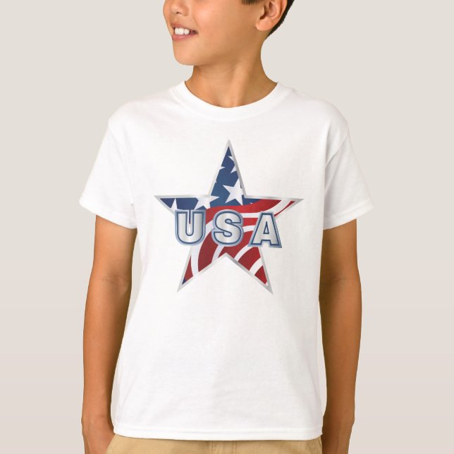 T-shirt Étoile USA (Devant)