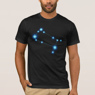 T-shirt Étoiles de constellation de zodiaque de Gémeaux
