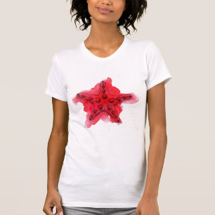 T-shirt Étoiles de mer d'aquarelle