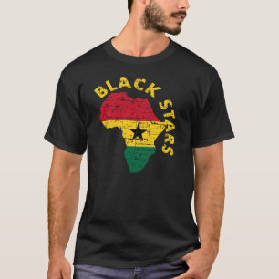 T-shirt Étoiles de noir du Ghana