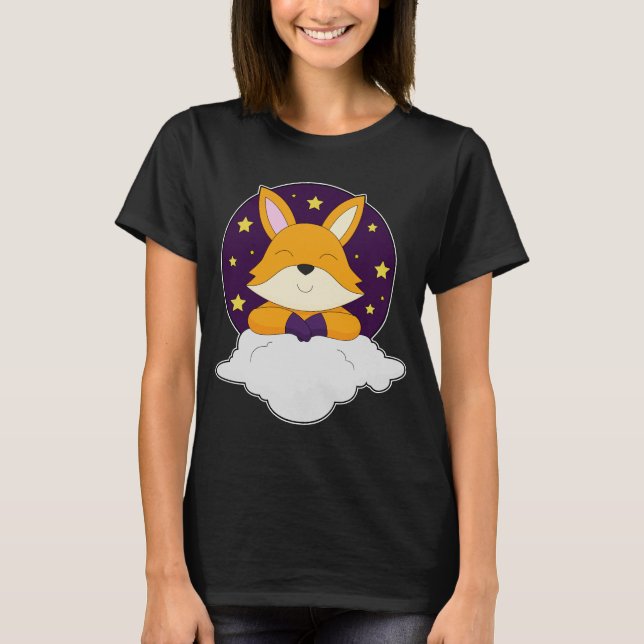T-shirt Étoiles de nuits Fox (Devant)