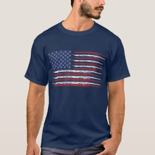 T-shirt Étoiles et rayures patriotiques