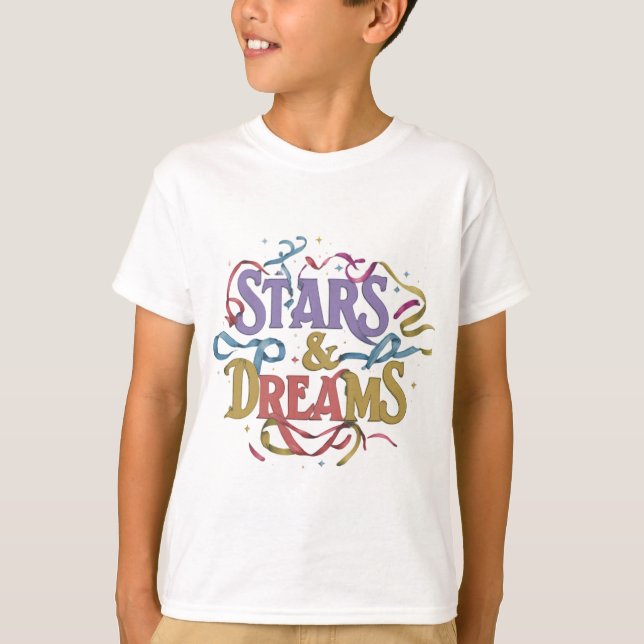 T-shirt Étoiles et rêves (Devant)
