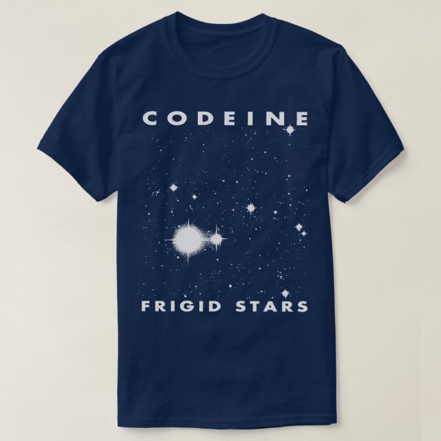 T-shirt Étoiles Frigid Codeine (Design devant)