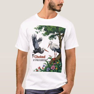T-shirt Étouffé par le progrès