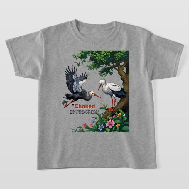 T-shirt Étouffé par le Progrès (Poser)