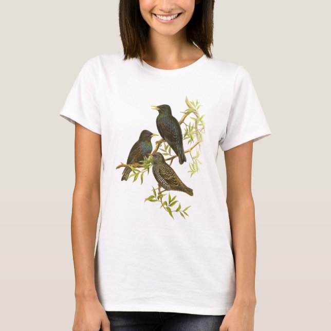 T-shirt Étourneau européen (Devant)
