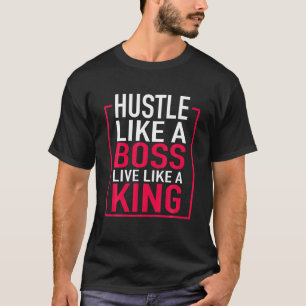 T-shirt Étournez Comme Un Patron Vit Comme Un Roi Entrepr